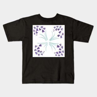 Bluebell pattern Kids T-Shirt